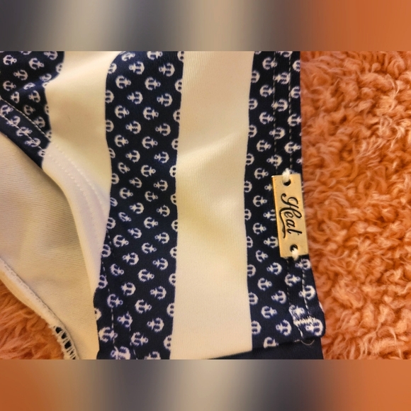 Nautical Stripe Halter Top Bikini & Double Bow Bottom - Picture 6 of 6